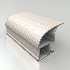 Профиль вертикальный для шкафов-купе L-образный Клён WC