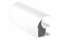 Профиль вертикальный для шкафов купе асимметричный Белый Глянец Basic